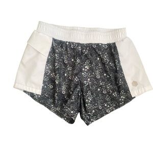 Asics Black and White Athletic Shorts